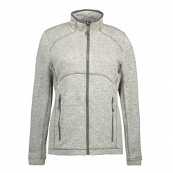 Куртка флісова жіноча ID Zip'n'Mix, колір сірий меланж - 0848210