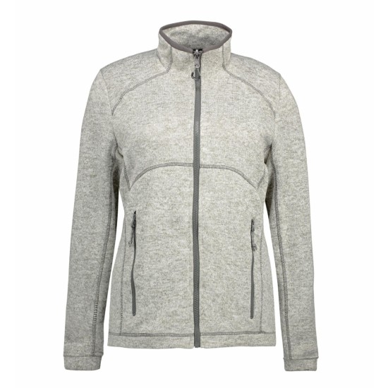 Куртка флісова жіноча Zip'n'Mix, колір сірий меланж - 0848210