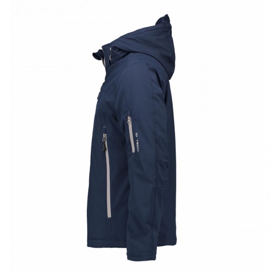 Куртка чоловіча ID Winter Softshell, колір темно-сіній - 0898790