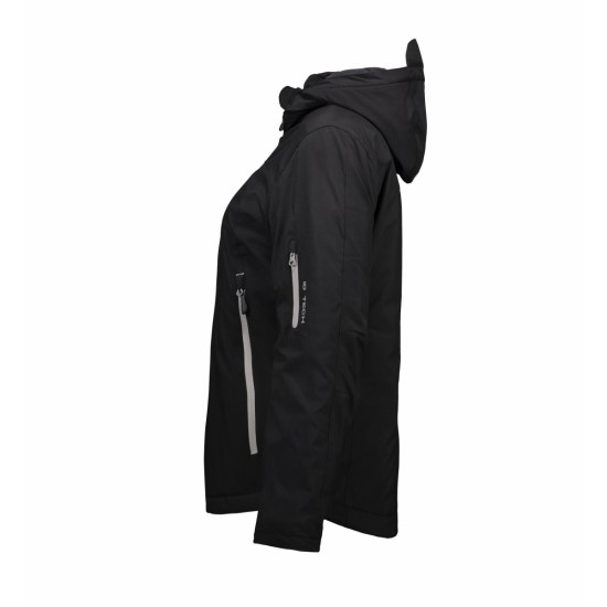 Куртка жіноча зимова ID SOFT SHELL, колір чорний - 0899900