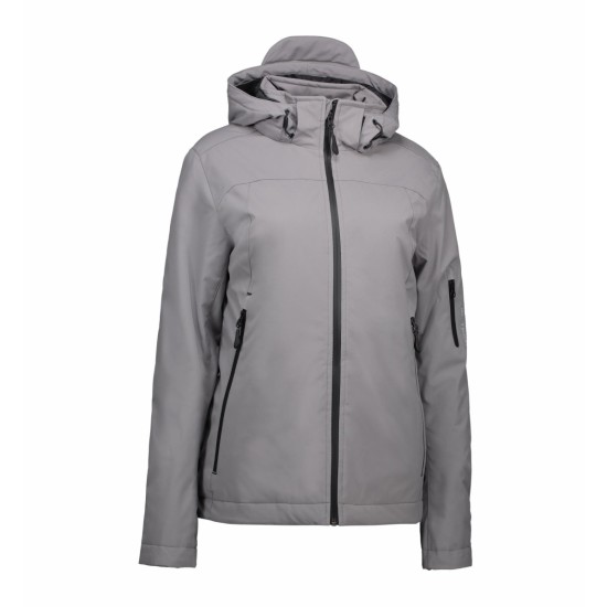 Куртка жіноча зимова ID SOFT SHELL, колір сірий - 0899260