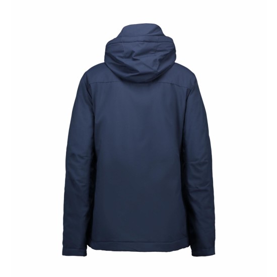 Куртка жіноча зимова ID SOFT SHELL, колір темно-сіній - 0899790