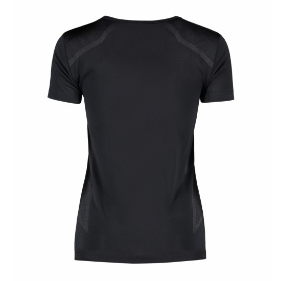 Футболка жіноча безшовна Geyser, колір чорний - G11020900