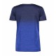 Футболка жіноча смугаста безшовна Geyser, колір темно-синій меланж - G11024796