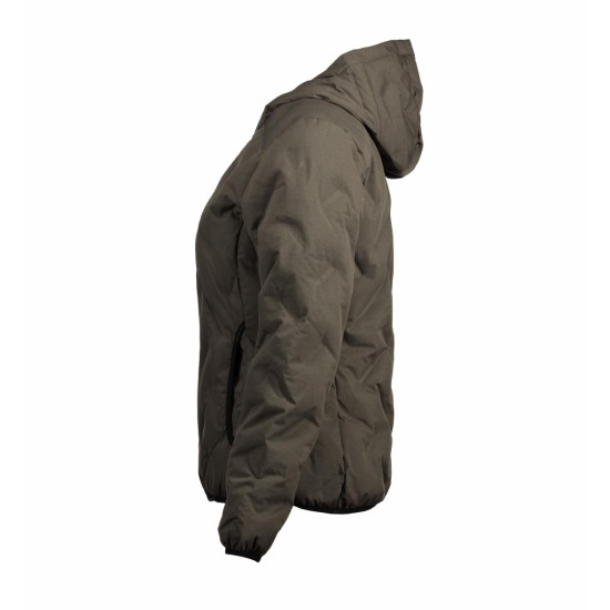 Куртка жіноча стьобана Geyser, колір оливковий меланж - G11030562