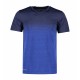 Футболка чоловіча смугаста безшовна Geyser, колір темно-синій меланж - G21024796