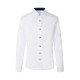 Сорочка чоловіча Seven Seas Fine Twill Virginia Slim Fit, колір білий - S371001