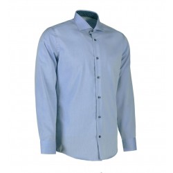 Сорочка чоловіча Seven Seas Fine Twill Virginia slim, колір блакитний - S371700