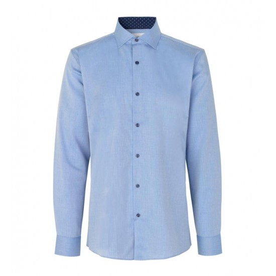 Сорочка чоловіча Seven Seas Fine Twill Virginia slim, колір блакитний - S371700