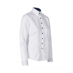 Сорочка жіноча Seven Seas Fine Twill Virginia Modern Fit, колір білий - S372001