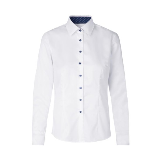 Сорочка жіноча Seven Seas Fine Twill Virginia Modern Fit, колір білий - S372001