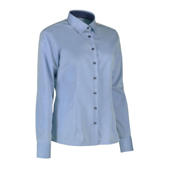 Сорочка жіноча Seven Seas Fine Twill Virginia Modern Fit, колір блакитний - S372700