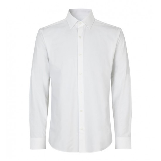 Сорочка чоловіча Seven Seas Hybrid Slim Fit, колір білий - S51001