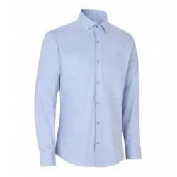 Сорочка чоловіча Seven Seas Hybrid Slim Fit, колір блакитний - S51700