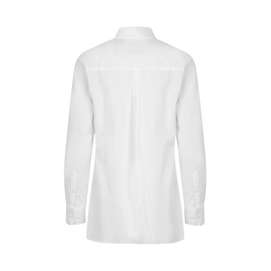 Сорочка жіноча Seven Seas Oxford long modern, колір білий - S63001