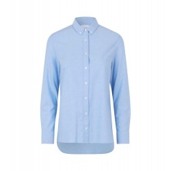 Сорочка жіноча Seven Seas Oxford long modern, колір блакитний - S63700