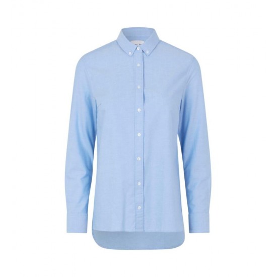 Сорочка жіноча Seven Seas Oxford long modern, колір блакитний - S63700