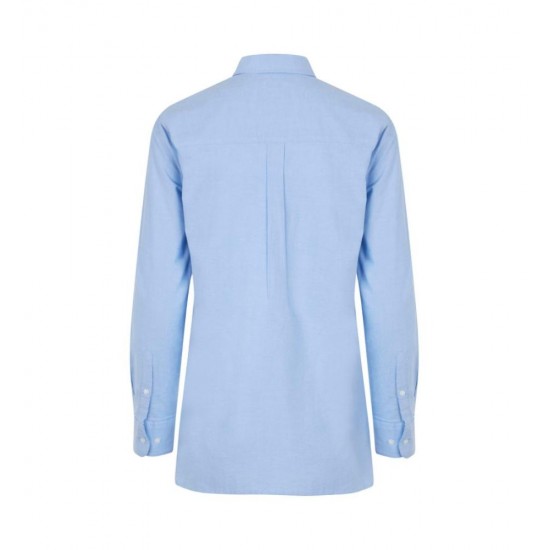 Сорочка жіноча Seven Seas Oxford long modern, колір блакитний - S63700