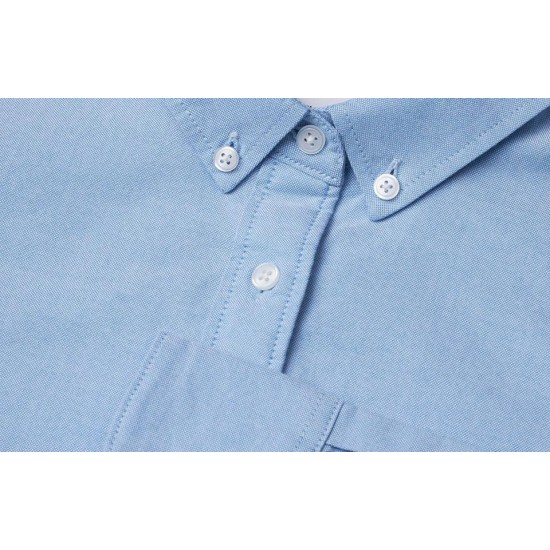 Сорочка жіноча Seven Seas Oxford long modern, колір блакитний - S63700