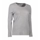 Пуловер жіночий Seven Seas, колір світло-сірий меланж - S640201