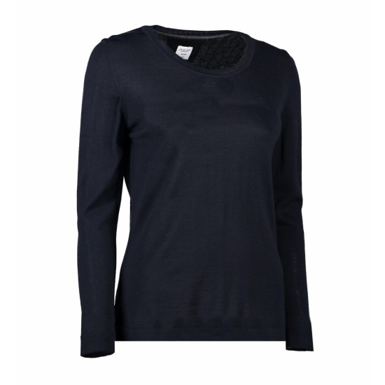 Пуловер жіночий Seven Seas, колір темно-сіній - S640790