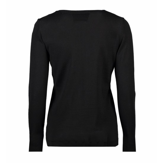 Пуловер жіночий Seven Seas, колір чорний - S640900