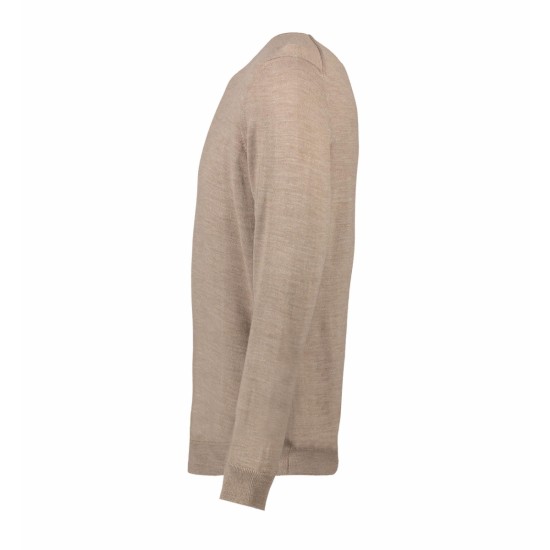 Пуловер чоловічий Seven Seas, колір пісочний меланж - S650159