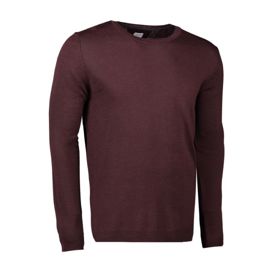 Пуловер чоловічий Seven Seas, колір бордовий меланж - S650362