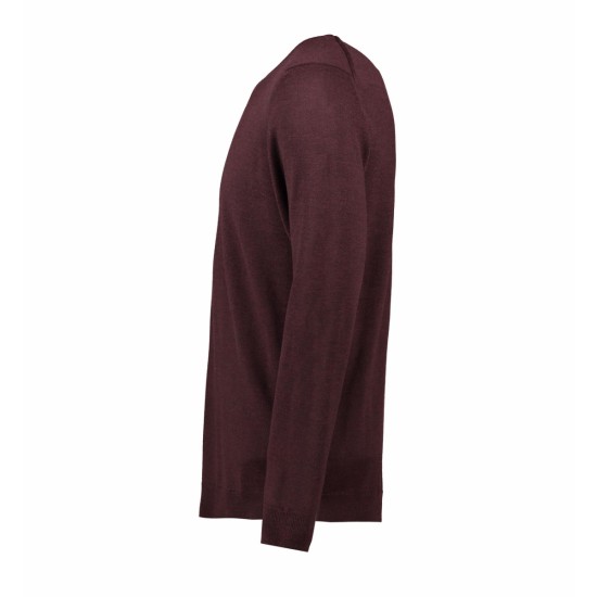 Пуловер чоловічий Seven Seas, колір бордовий меланж - S650362