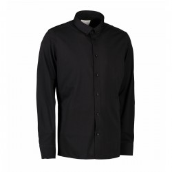 Сорочка чоловіча Seven Seas The Jersey Slim fit, колір чорний - S86900