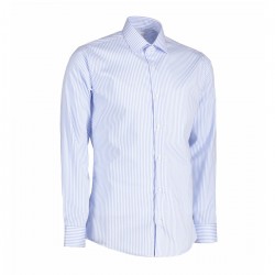 Сорочка чоловіча Seven Seas Kadet Slim fit, колір світло-синій - S90700