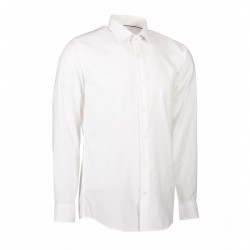 Сорочка чоловіча Seven Seas Dobby Slim Fit, колір білий - SS311001