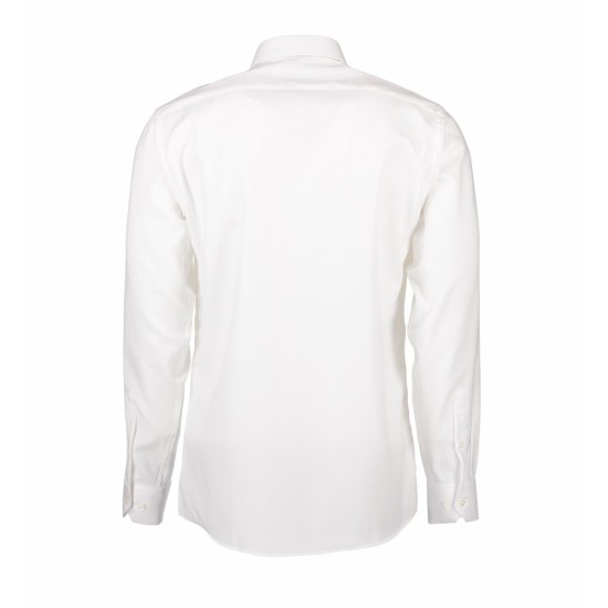 Сорочка чоловіча Seven Seas Dobby Slim Fit, колір білий - SS311001