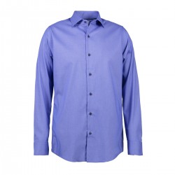 Сорочка чоловіча Seven Seas Dobby Slim Fit, колір яскраво-синій - SS311778