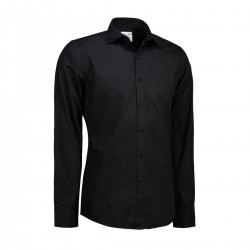 Сорочка чоловіча Seven Seas Poplin Slim Fit, колір чорний - SS402900