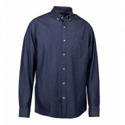 Сорочка чоловіча Seven Seas Denim Modern Fit, колір індиго - SS500780