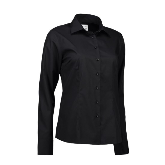 Сорочка жіноча Seven Seas Poplin Modern Fit, колір чорний - SS710900