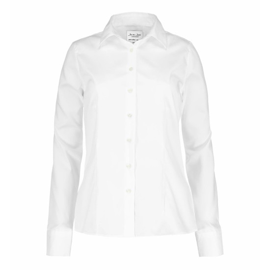 Сорочка жіноча Seven Seas Fine Twill Modern fit, колір білий - SS720001