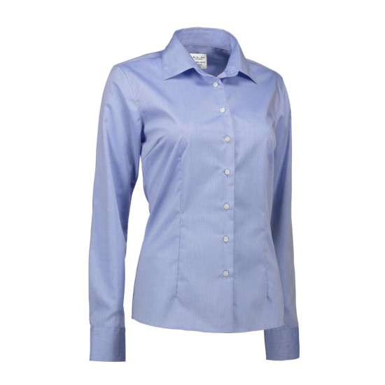 Сорочка жіноча Seven Seas Fine Twill Modern fit, колір світло-синій - SS720700
