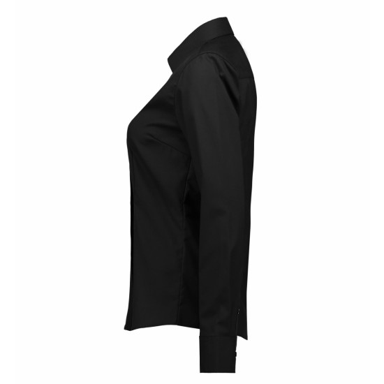 Сорочка жіноча Seven Seas Fine Twill Modern fit, колір чорний - SS720900