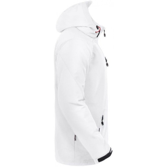 Куртка софтшелл чоловіча Mount Wall, колір білий - 131020101
