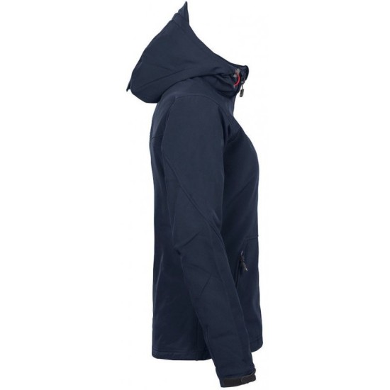 Куртка софтшелл жіноча Mount Wall lady, колір темно-синій - 131021855