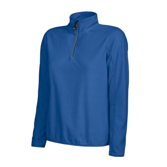 Куртка флісова жіноча Melton lady Half Zip, колір яскраво-синій - 139045767