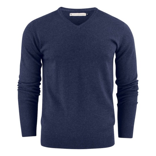 Пуловер мужской James Harvest ASHLAND V-NECK, колір темно-синій - 2112507600