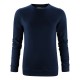 Пуловер жіночий з круглим вирізом ALDER WOMAN, колір темно-синій - 2122040600