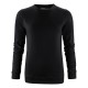 Пуловер жіночий з круглим вирізом ALDER WOMAN, колір чорний - 2122040900