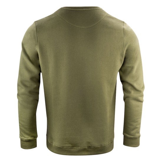 Пуловер чоловічий з круглим вирізом АLDER, колір хакі - 2132024704
