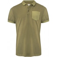 Футболка поло чоловіча James Harvest Pinedale, колір оливковий - 2135040704