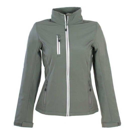Куртка софтшелл жіноча Vert lady, колір металевий сірий - 2261050950