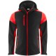 Двоколірна куртка софтшелл чоловіча Prime зі знімним капюшоном, колір червоний - 22610659040